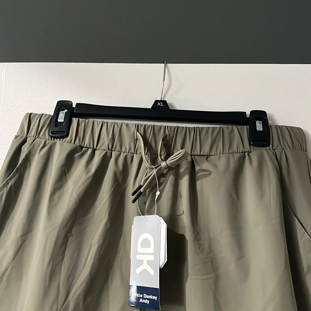 Little Donkey‎ Andy Women's Stretch Quick Dry Shorts Size XL color - sage NET